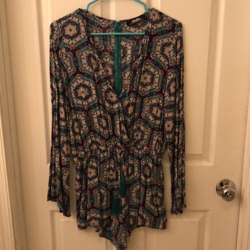 Long sleeve romper